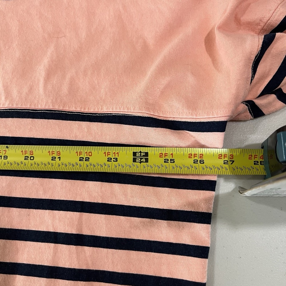 Disney Cruise Line Spirit Jersey Gold Glitter Size XL Peach Striped - Picture 6 of 7